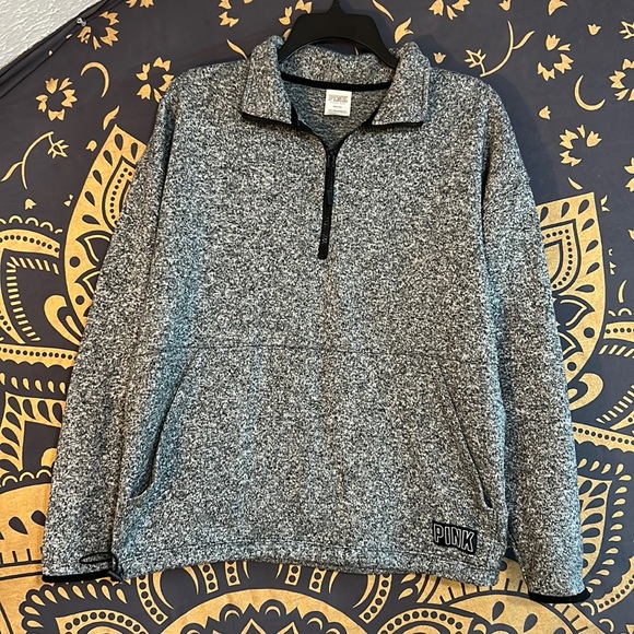 PINK Victoria's Secret Tops - Pink gray pullover